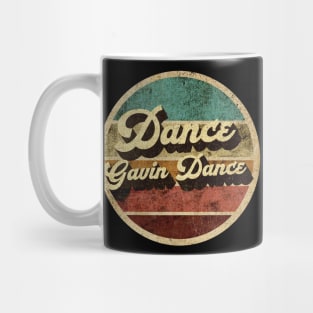 Tanatoraja, circle retro faded Dance Gavin Dance Mug